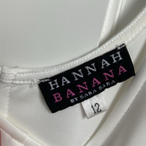 Hannah Banana Big Girls Sleeveless Ruffle Dress - size: girls 12 - color: white - Picture 2 of 3